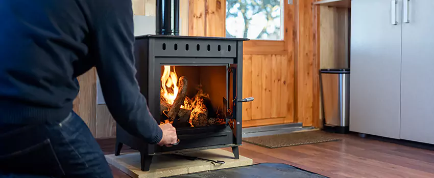 Open Hearth Wood Fireplace Installation in Brookings, SD