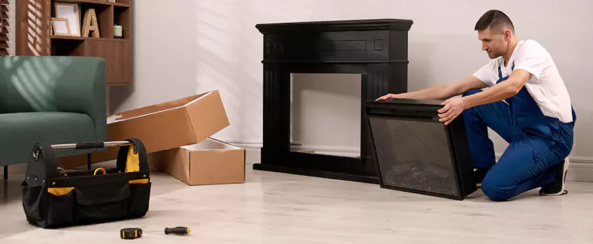 Old Rusted Metal Fireplace Repair And Replacement in Brookings, SD